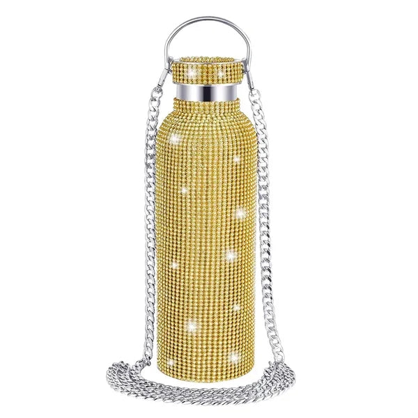 Diamond Water Bottle Stainless Steel Thermal