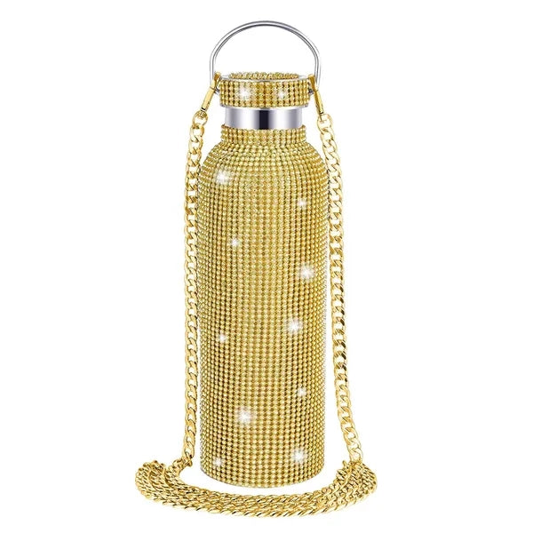 Diamond Water Bottle Stainless Steel Thermal