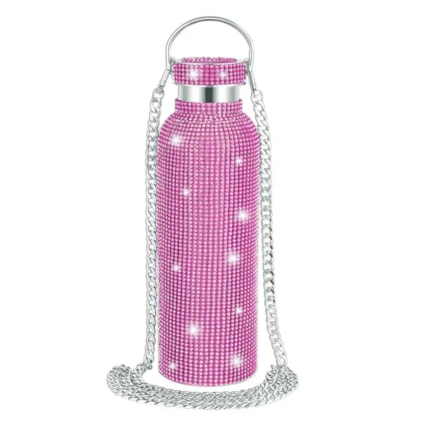 Diamond Water Bottle Stainless Steel Thermal