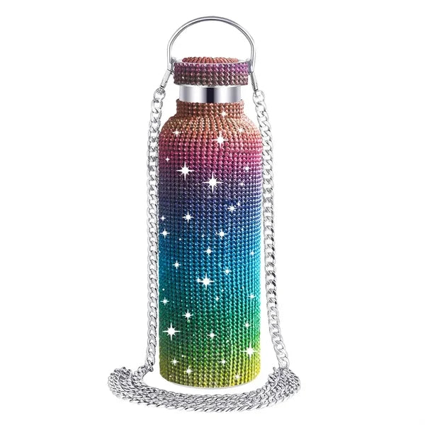 Diamond Water Bottle Stainless Steel Thermal