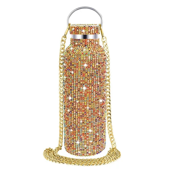 Diamond Water Bottle Stainless Steel Thermal