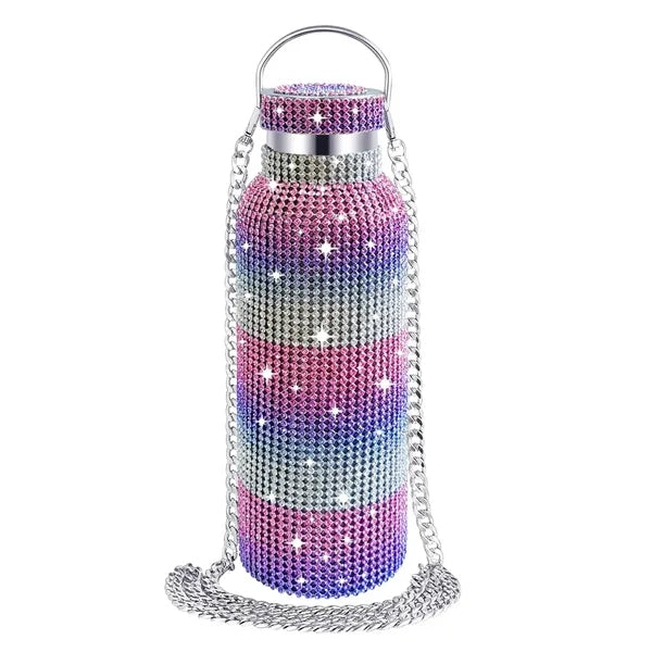 Diamond Water Bottle Stainless Steel Thermal