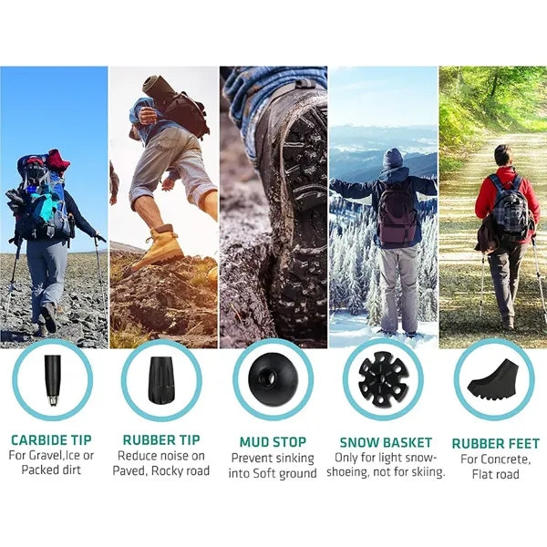 Outdoor Folding Trekking Poles