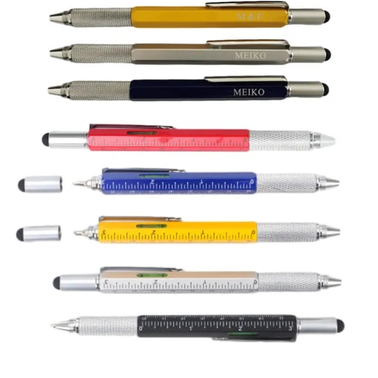Luxury Edition 6-in-1 Multi-Tool Pen: Aluminum & Copper
