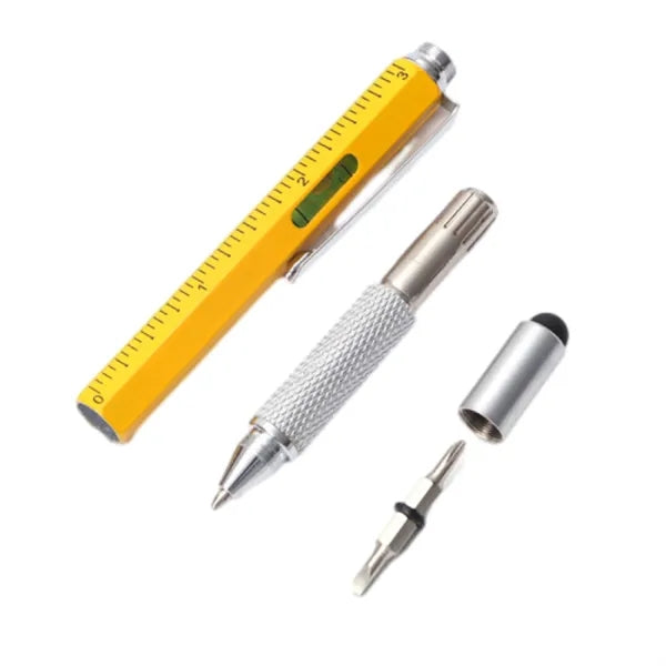 Luxury Edition 6-in-1 Multi-Tool Pen: Aluminum & Copper