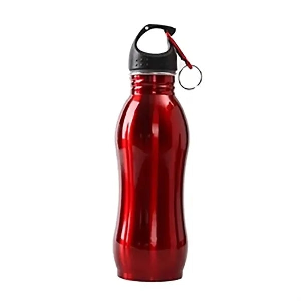 25 OZ Stainless Steel Sport Bottles With Carabiner