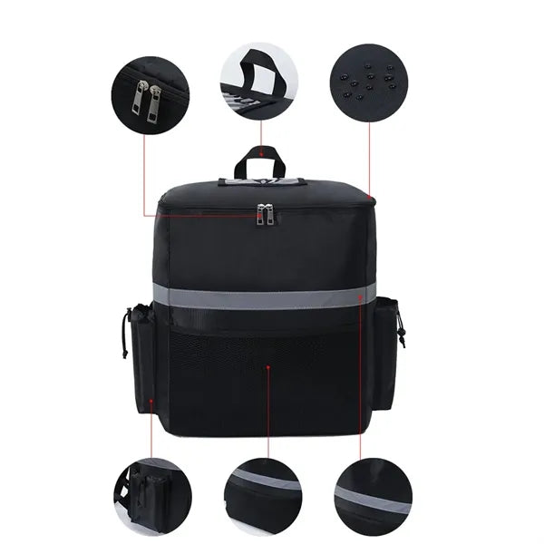 Pizza Carry Insulation Bag Takeaway Incubator Backpacks