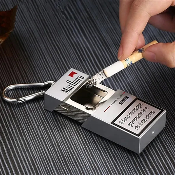 Creative Stainless Portable Cigarette Ashtray