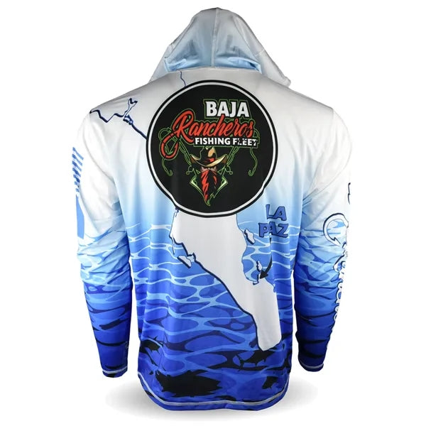 Performance Hooded Shirt Sublimated Fishing Hoodie UPF 50+