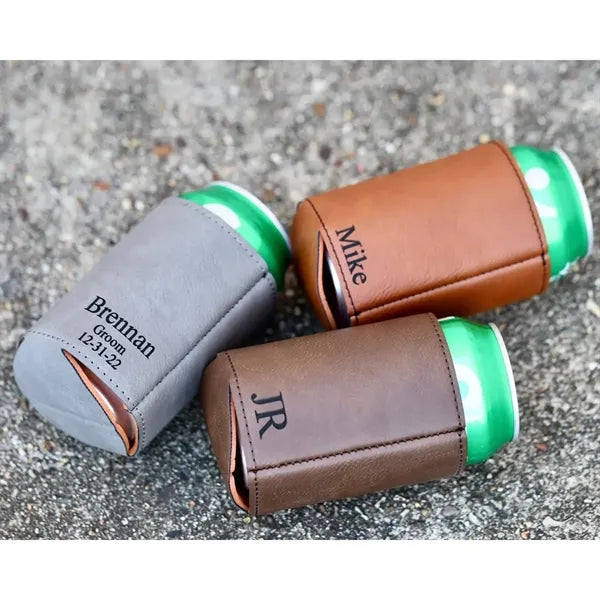 Leather Beer Bottle Holder