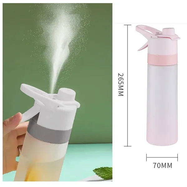 2-In-1 Large Capacity Water Bottle With Mist Hydration