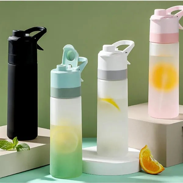 2-In-1 Large Capacity Water Bottle With Mist Hydration