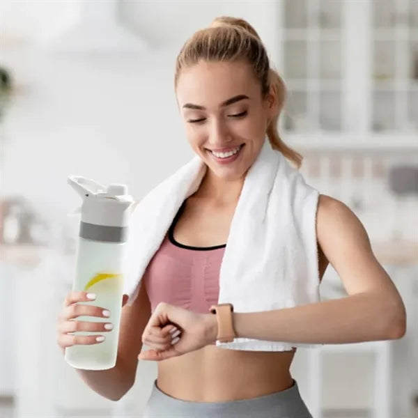 2-In-1 Large Capacity Water Bottle With Mist Hydration