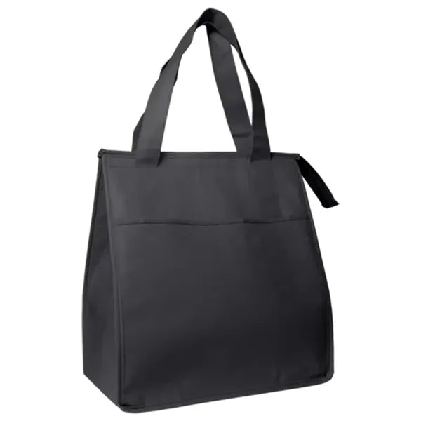 Cooler Tote Shopping Bag Non-Woven with Zipper