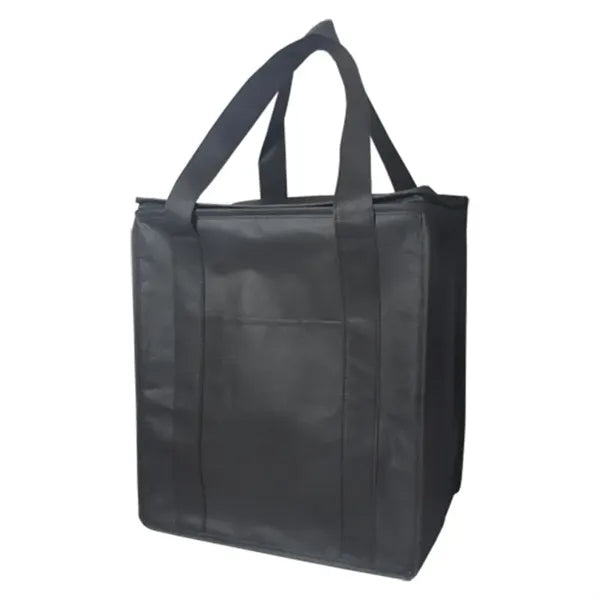 Cooler Tote Shopping Bag Non-Woven with Zipper