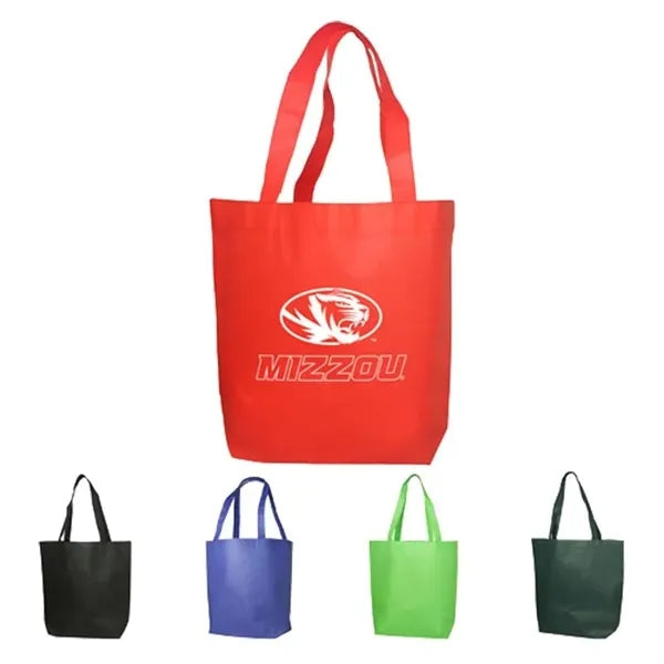 Non-Woven Shopping Tote Bag (15"W x 13.5"H x 4.25"D)