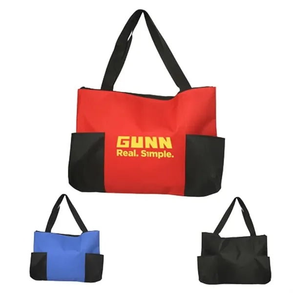 Zippered Tote Bags (19"W x 14"H)