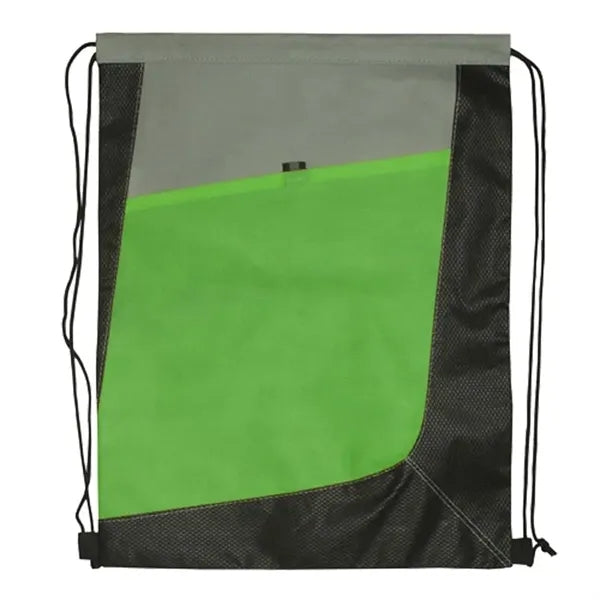 Non-Woven Tri Color Drawstring Bag