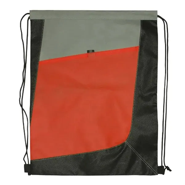 Non-Woven Tri Color Drawstring Bag