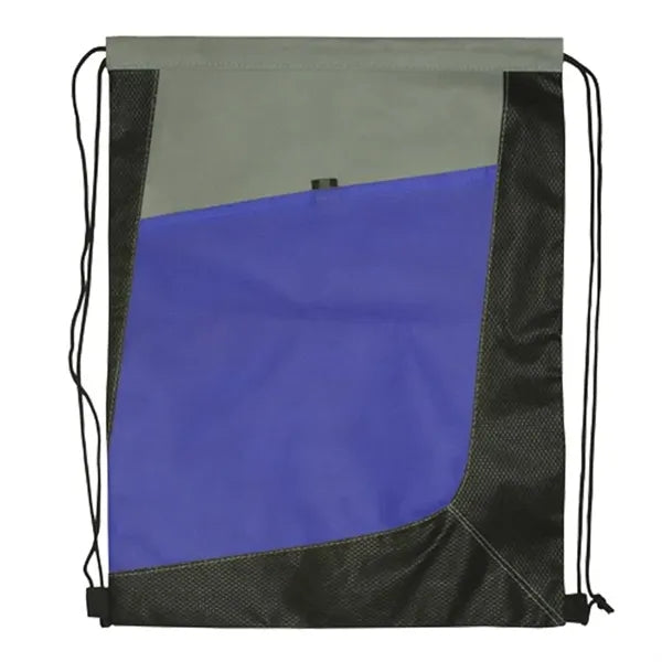 Non-Woven Tri Color Drawstring Bag
