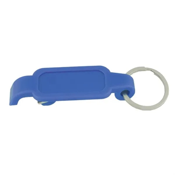 Full Color Bottle/Can Opener Key Ring (3/4"x2 1/2"x1/2")