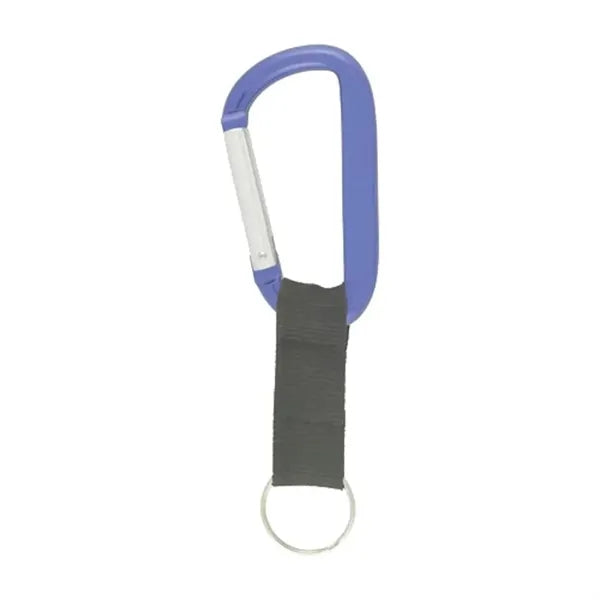 8 Mm Carabiner Key Ring with Strap