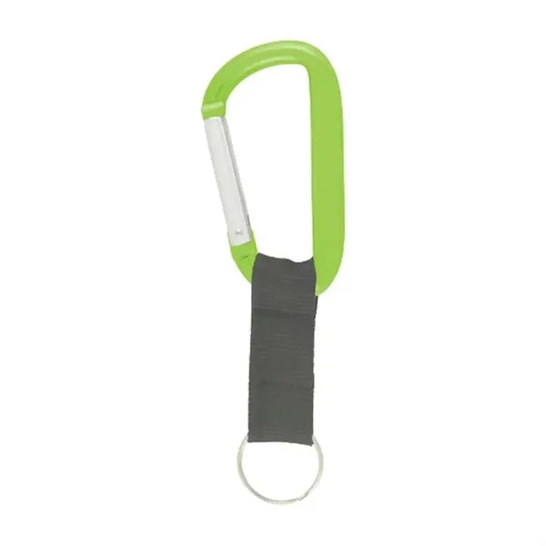 8 Mm Carabiner Key Ring with Strap