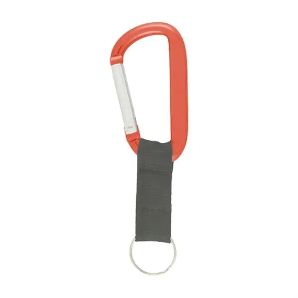 8 Mm Carabiner Key Ring with Strap