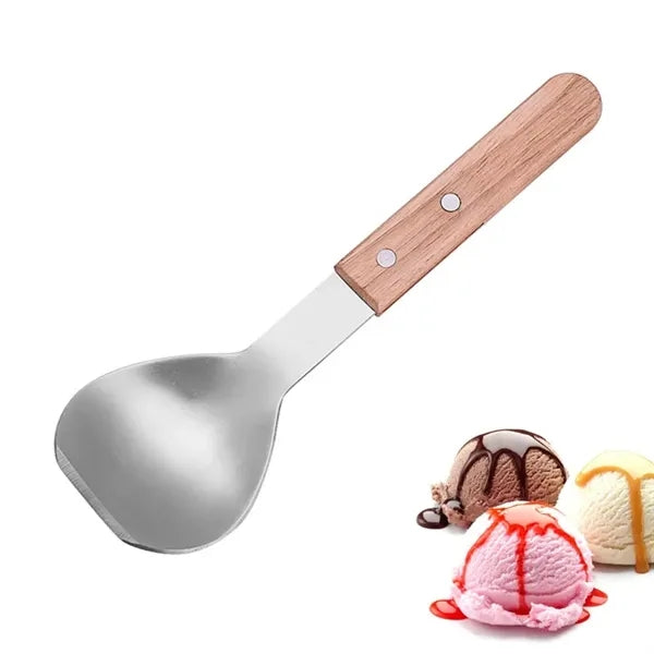 Wooden Handle Ice Scoop