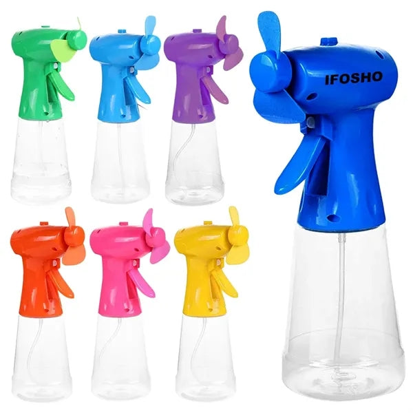Handheld Battery Powered Misting Fan