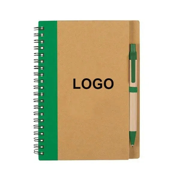 Eco Spiral Notebook with Pen