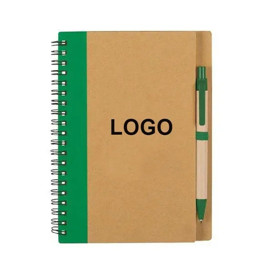Eco Spiral Notebook with Pen