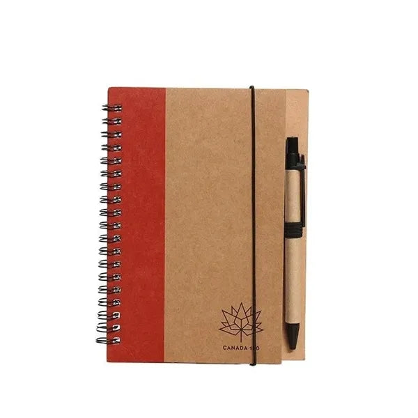 Eco Spiral Notebook with Pen