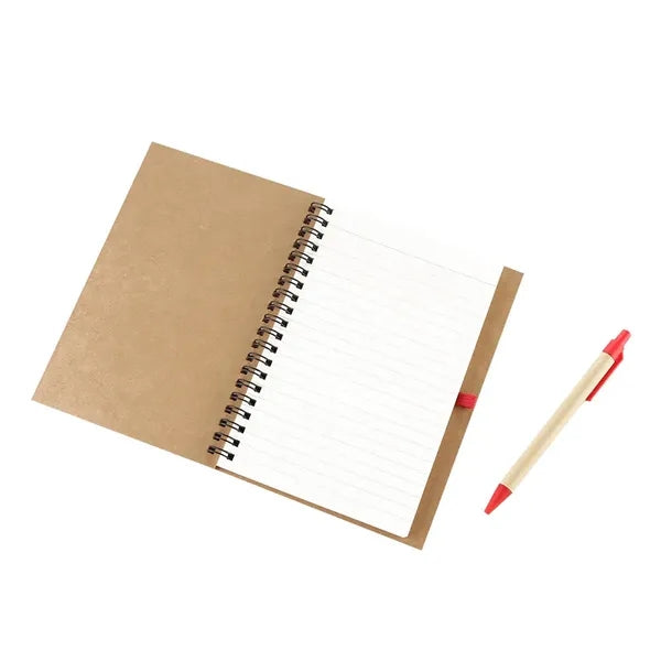 Eco Spiral Notebook with Pen