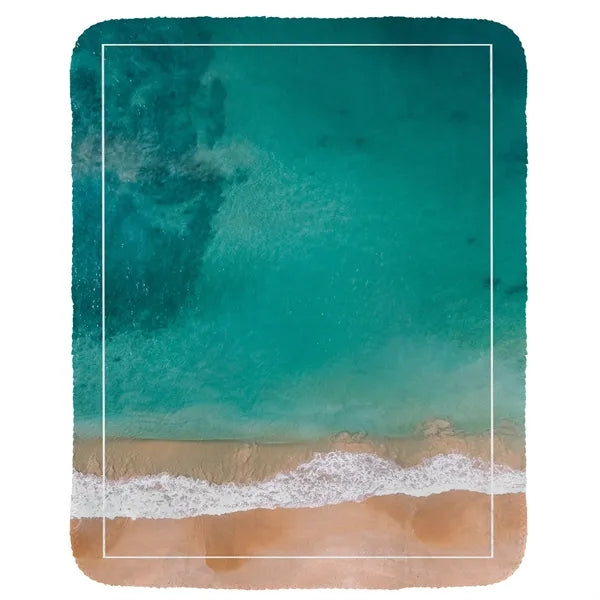 Beach Velvety Recycled Plush Blanket