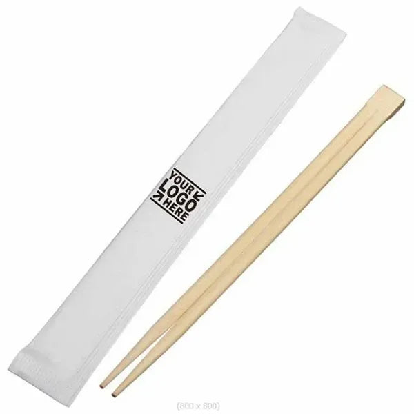 Natural Bamboo Disposable Chopsticks With Paper Bag