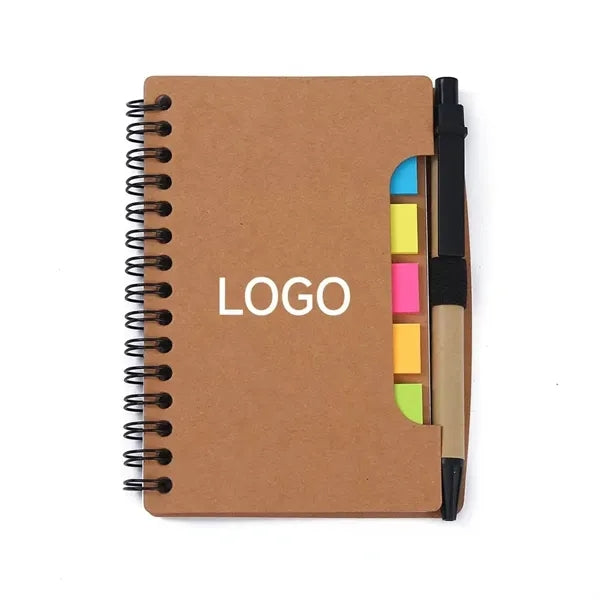 A5 Spiral Notebook with pen