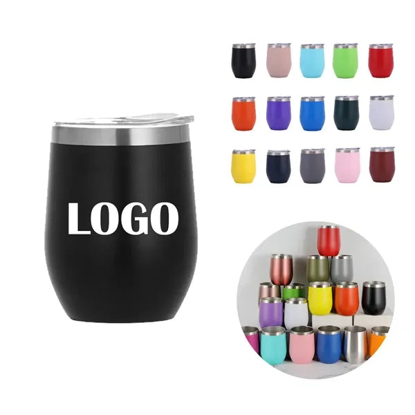 12oz Stainless Steel Eggshell Cup
