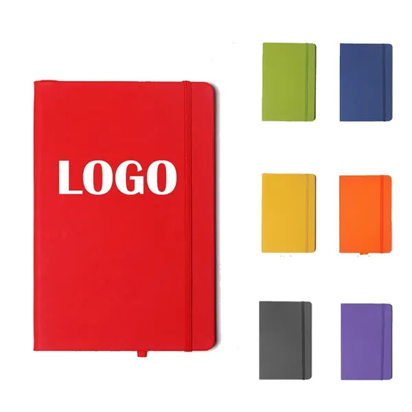 Simple Strap PU Business Notebook