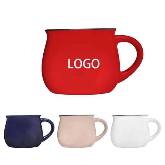 Solid Color Glazed Ceramic Mug