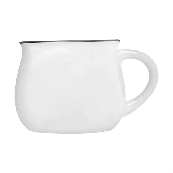 Solid Color Glazed Ceramic Mug