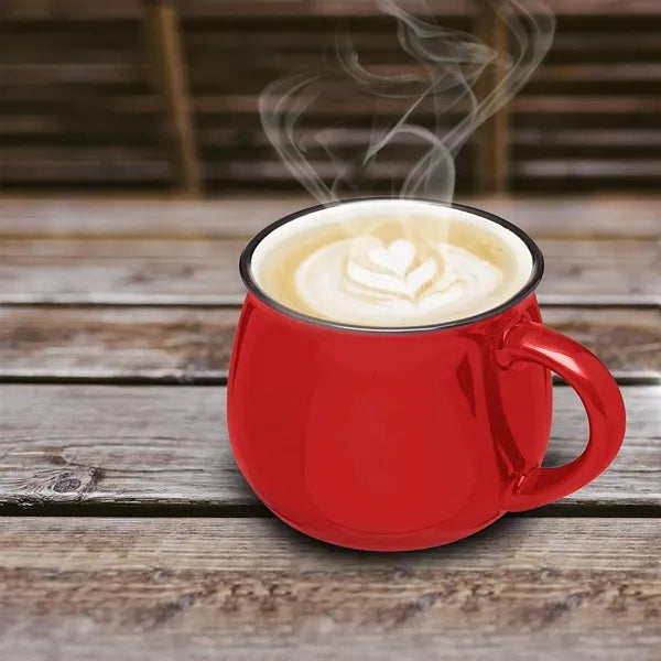 Solid Color Glazed Ceramic Mug