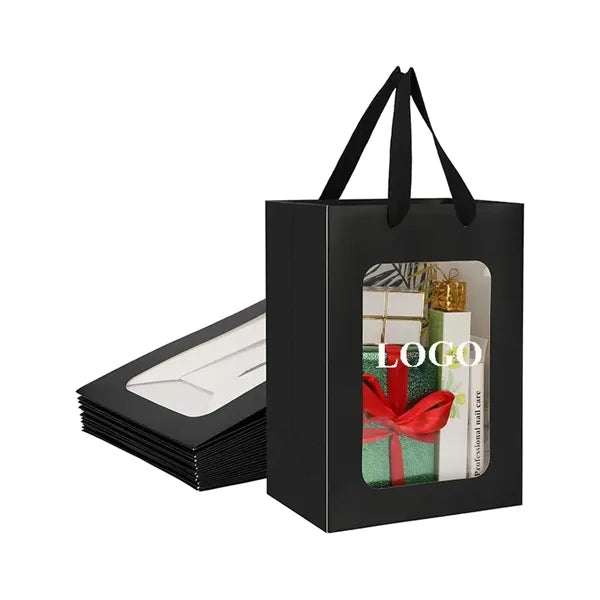 Clear Window Bags for Gifts 7x5x10"