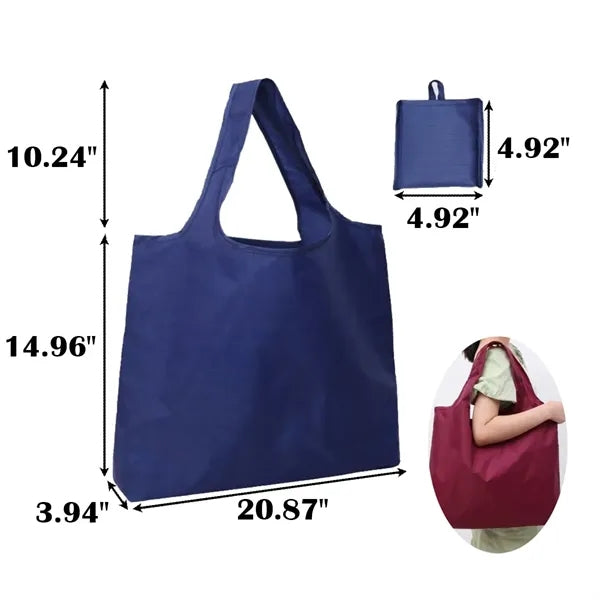 Collapsible Oxford Cloth Tote Shopping Bag