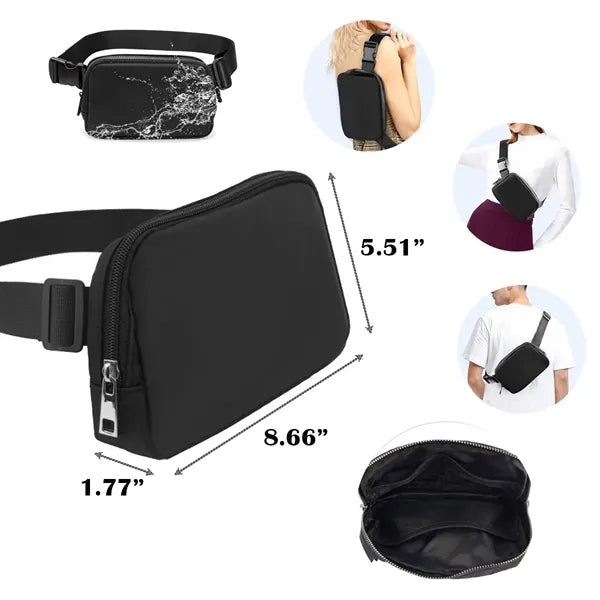 Nylon Waterproof Sports Crossbody Chest Bag