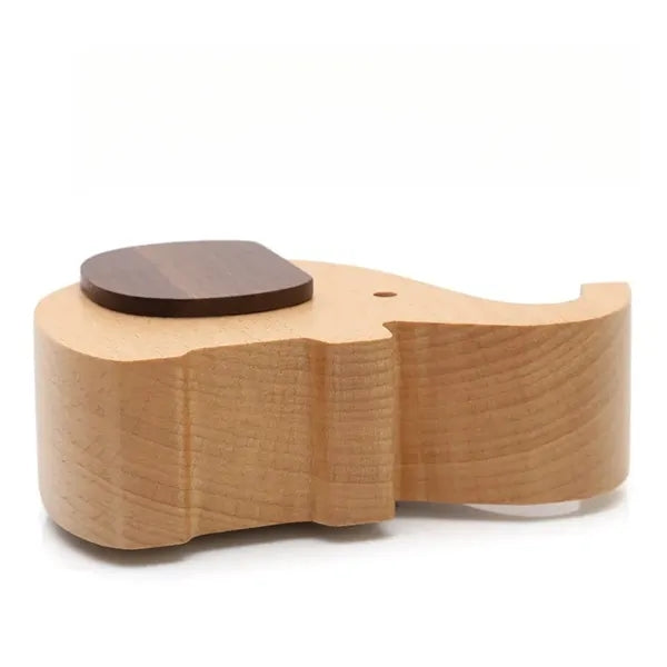 Wooden Elephant Pen Holder
