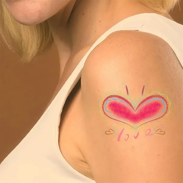 2.5" x 2.5" Custom Classic Temporary Tattoos