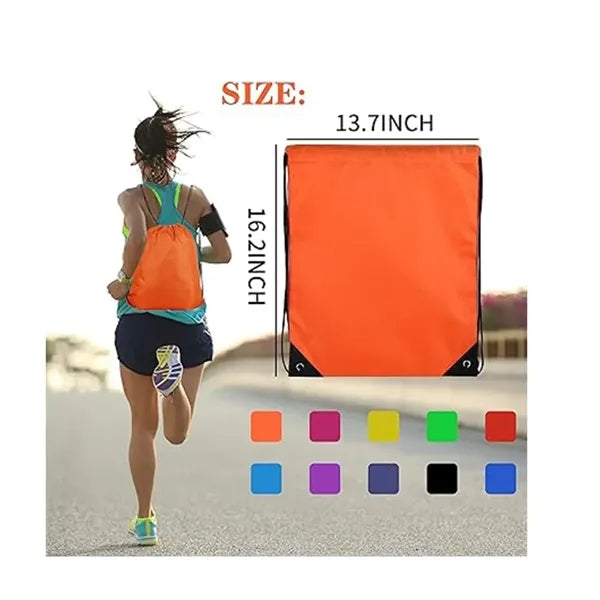 Drawstring sports backpack