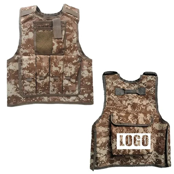 Multipocket Camouflage Children's Game Vest