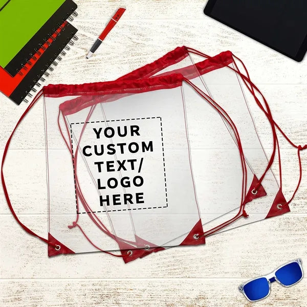 Plastic Drawstring Backpacks